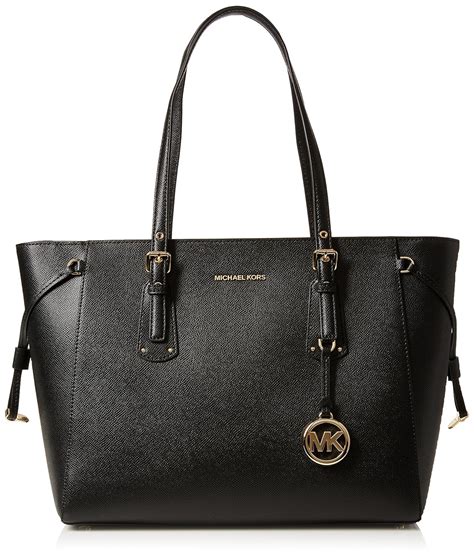 michael kors voyager tote black.